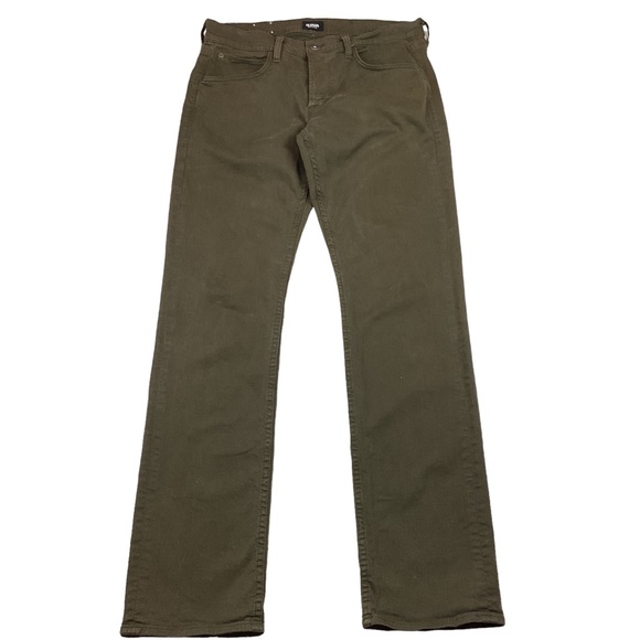 HUDSON Bryon 5 Pocket Straight Jeans Buttonfly Brown - Picture 8 of 12